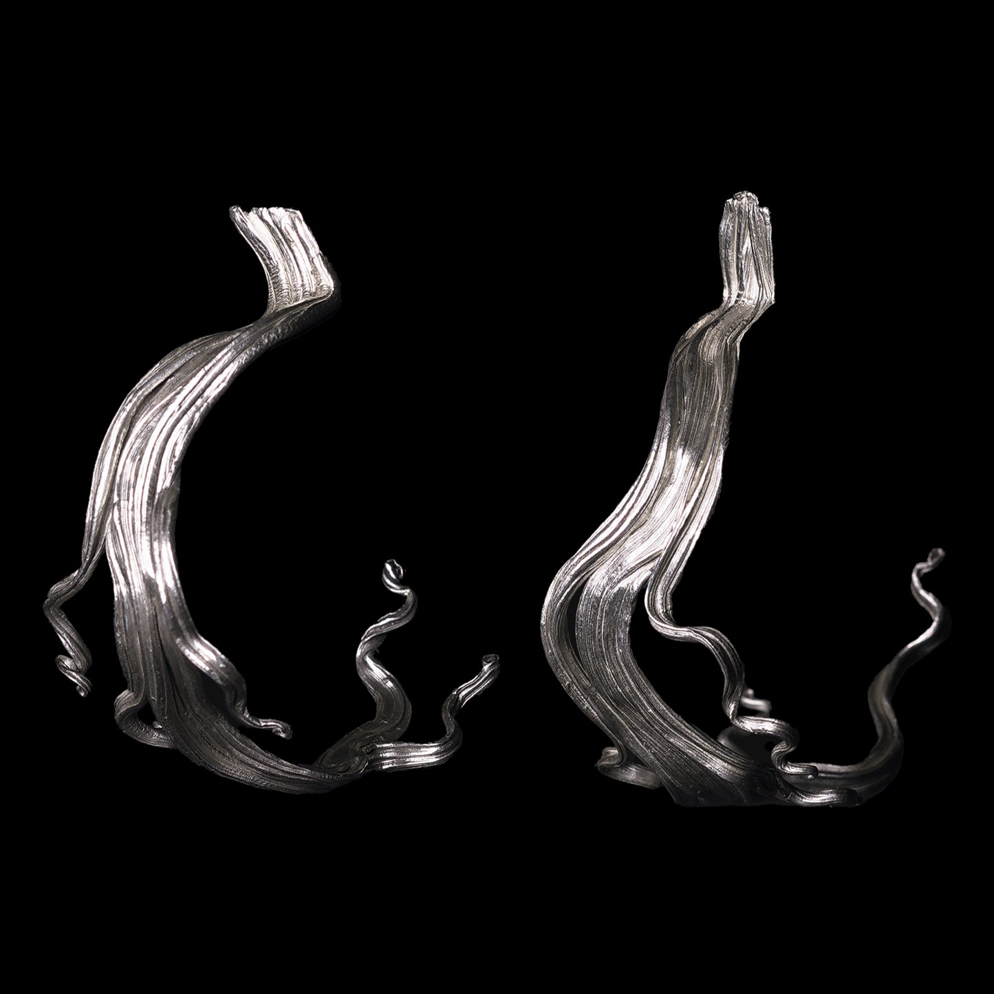 Wave Creole Studs - Large