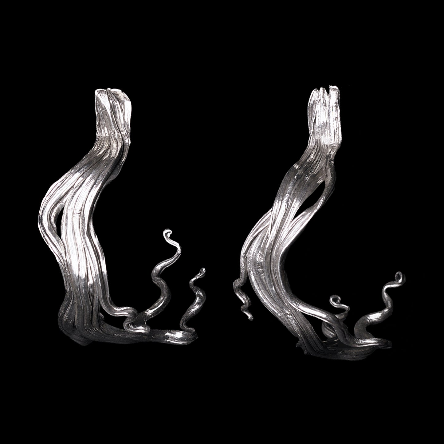 Wave Creole Studs - Medium